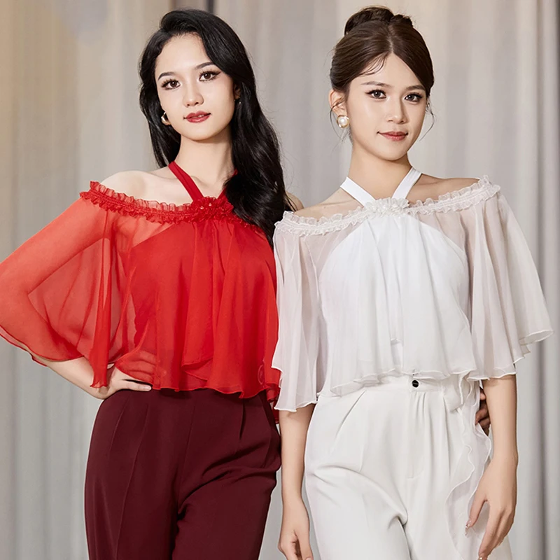 New Women Latin Dance Practice Clothes One Shoulder Bodysuit Chacha Rumba Tango Adult Female Modern Latin Dance Wear DN17910
New Women Latin Dance Practice Clothes One Shoulder Bodysuit Chacha Rumba Tango Adult Female Modern Latin Dance Wear DN17910