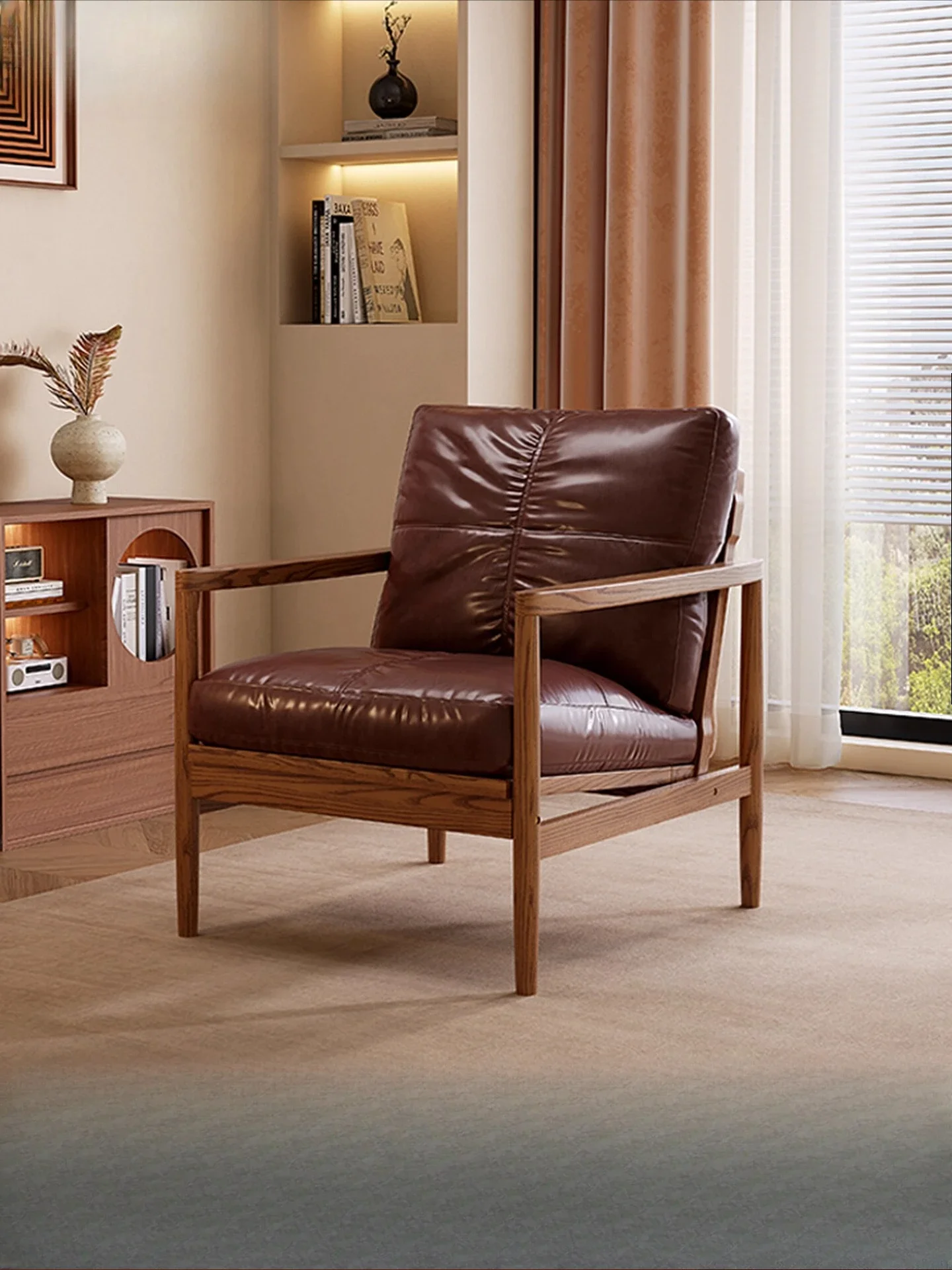 AA Solid wood lazy sofa leisure chair B & B living room balcony Hank chair single antique retro armchair
AA Solid wood lazy sofa leisure chair B & B living room balcony Hank chair single antique retro armchair