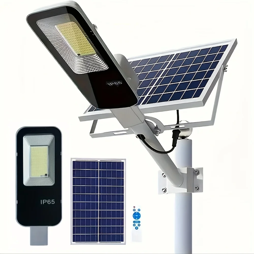 1/2/4 Pack Solar Street Lights Outdoor Lamp, IP65 Waterproof Solar Lights with Remote Control, Dusk to Dawn Motion Sensor 6500K LED Street Outside Flood Powered Lighting for Courtyard, Garden, Yard
1/2/4 Pack Solar Street Lights Outdoor Lamp, IP65 Waterproof Solar Lights with Remote Control, Dusk to Dawn Motion Sensor 6500K LED Street Outside Flood Powered Lighting for Courtyard, Garden, Yard