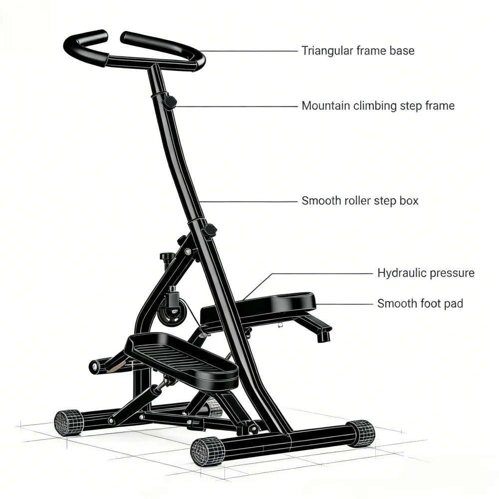 2026 Adjustable Height Foldable Vertical Climber Home Fat Burning Cardio Machine
2026 Adjustable Height Foldable Vertical Climber Home Fat Burning Cardio Machine