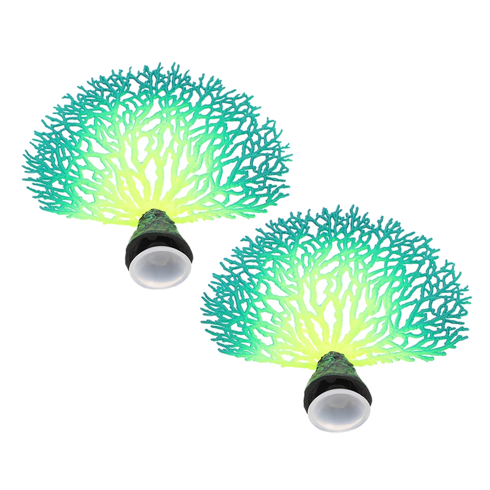 2Pcs Aquarium Coral Artificial Decoration High Durability Simulation Coral Ornament Fish Tank Landscape Decor Luminous Silicone
2Pcs Aquarium Coral Artificial Decoration High Durability Simulation Coral Ornament Fish Tank Landscape Decor Luminous Silicone