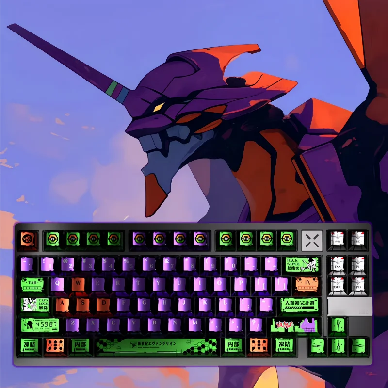 EVA Anime Keycap PBT Cherry Cute Keycaps Pearlescent Gamer Gift Key Caps Gaming Accessories For Cross Switch Mechanical Keyboard
EVA Anime Keycap PBT Cherry Cute Keycaps Pearlescent Gamer Gift Key Caps Gaming Accessories For Cross Switch Mechanical Keyboard