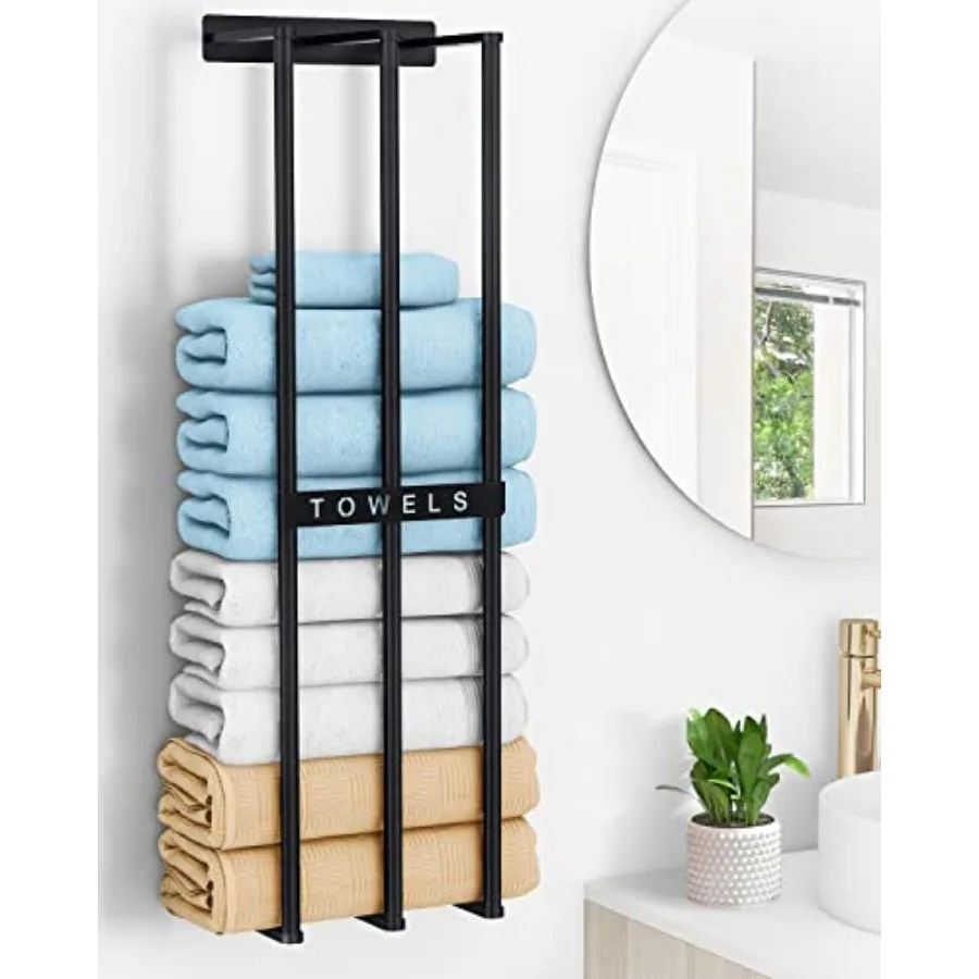Towel Racks for Bathroom, 30 Inch Towel Rack for Rolled Towels, Wall Mounted Towel Rack for Small Bathroom, Modern Bath Towel H
Towel Racks for Bathroom, 30 Inch Towel Rack for Rolled Towels, Wall Mounted Towel Rack for Small Bathroom, Modern Bath Towel H