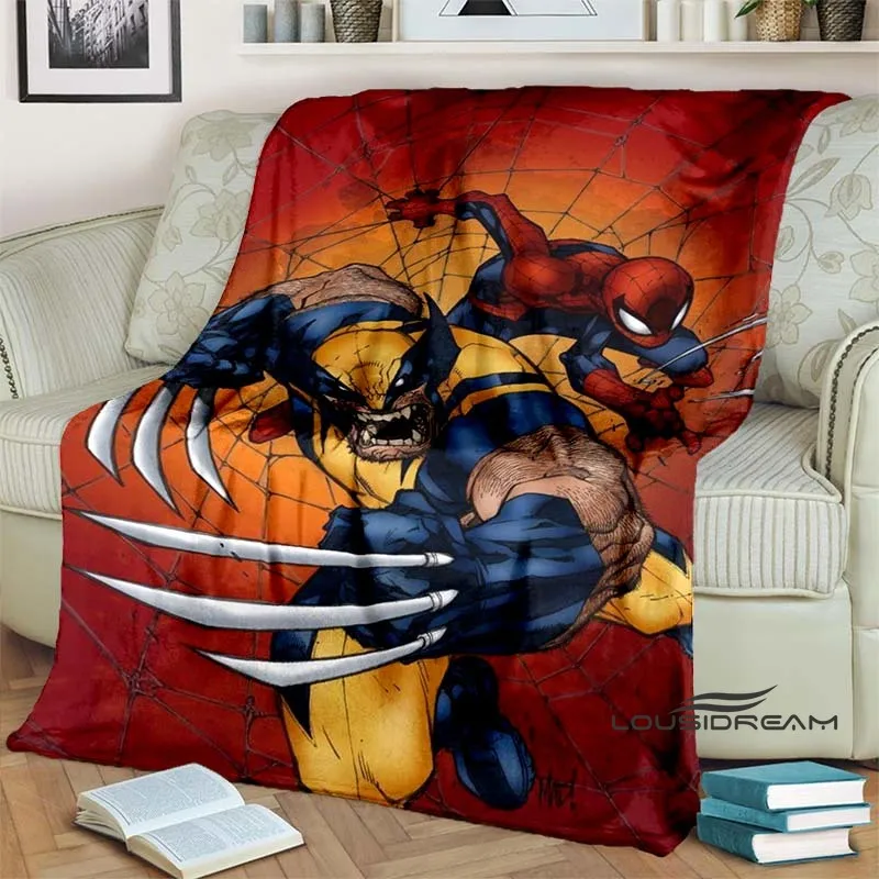 Одеяло с принтом Росомахи Marvel для детей и взрослых, мягкое теплое постельное белье для кровати, дивана, дивана, уличное дорожное одеяло
Одеяло с принтом Росомахи Marvel для детей и взрослых, мягкое теплое постельное белье для кровати, дивана, дивана, уличное дорожное одеяло