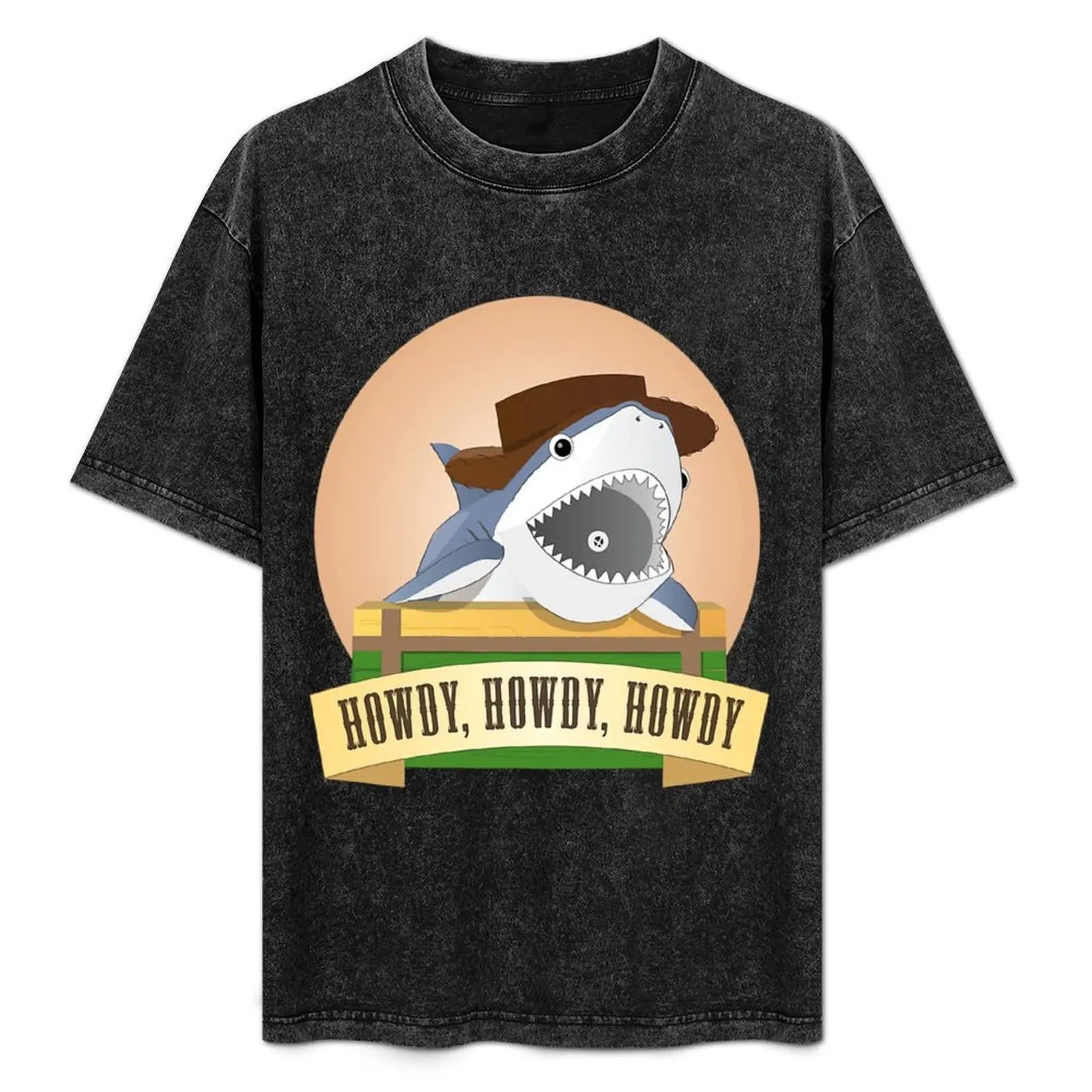Cowboy Shark T-Shirt Casual Holiday Short Sleeve Tee
Cowboy Shark T-Shirt Casual Holiday Short Sleeve Tee