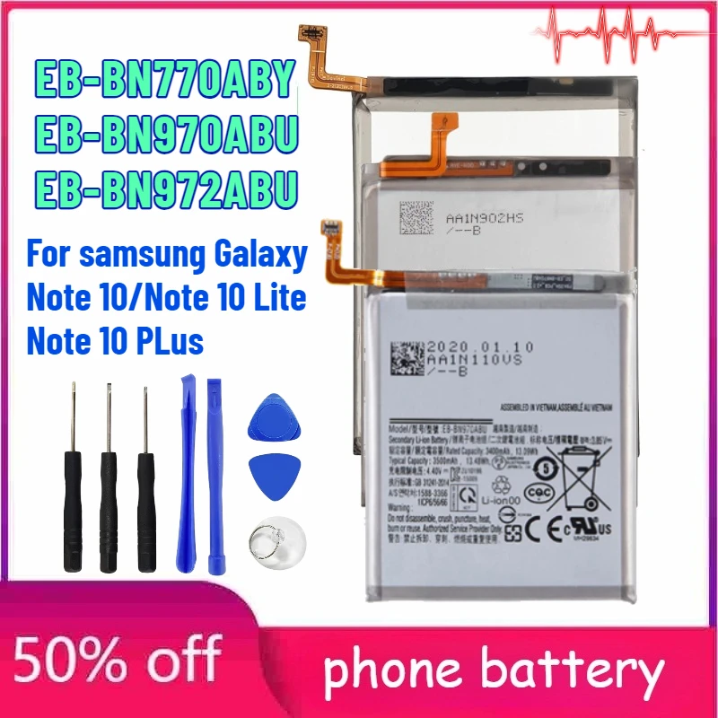 EB-BN770ABY EB-BN970ABU EB-BN972ABU Аккумулятор для телефона Samsung Galaxy Note 10/10 Lite/10 PLus Аккумуляторная батарея
EB-BN770ABY EB-BN970ABU EB-BN972ABU Аккумулятор для телефона Samsung Galaxy Note 10/10 Lite/10 PLus Аккумуляторная батарея