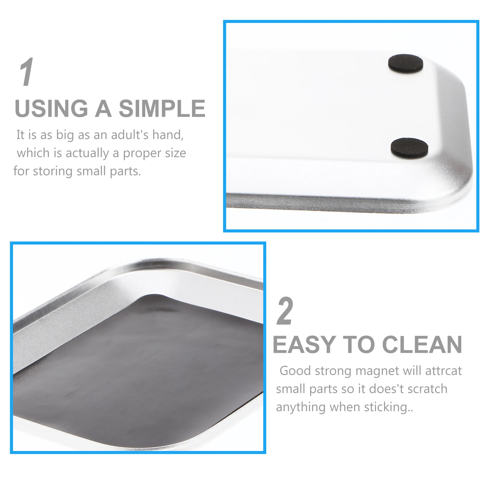 Tools Magnetic Screw Tray Bowl for Auto Repair Locker Silver Bolt Holder Pin Dish Work
Tools Magnetic Screw Tray Bowl for Auto Repair Locker Silver Bolt Holder Pin Dish Work