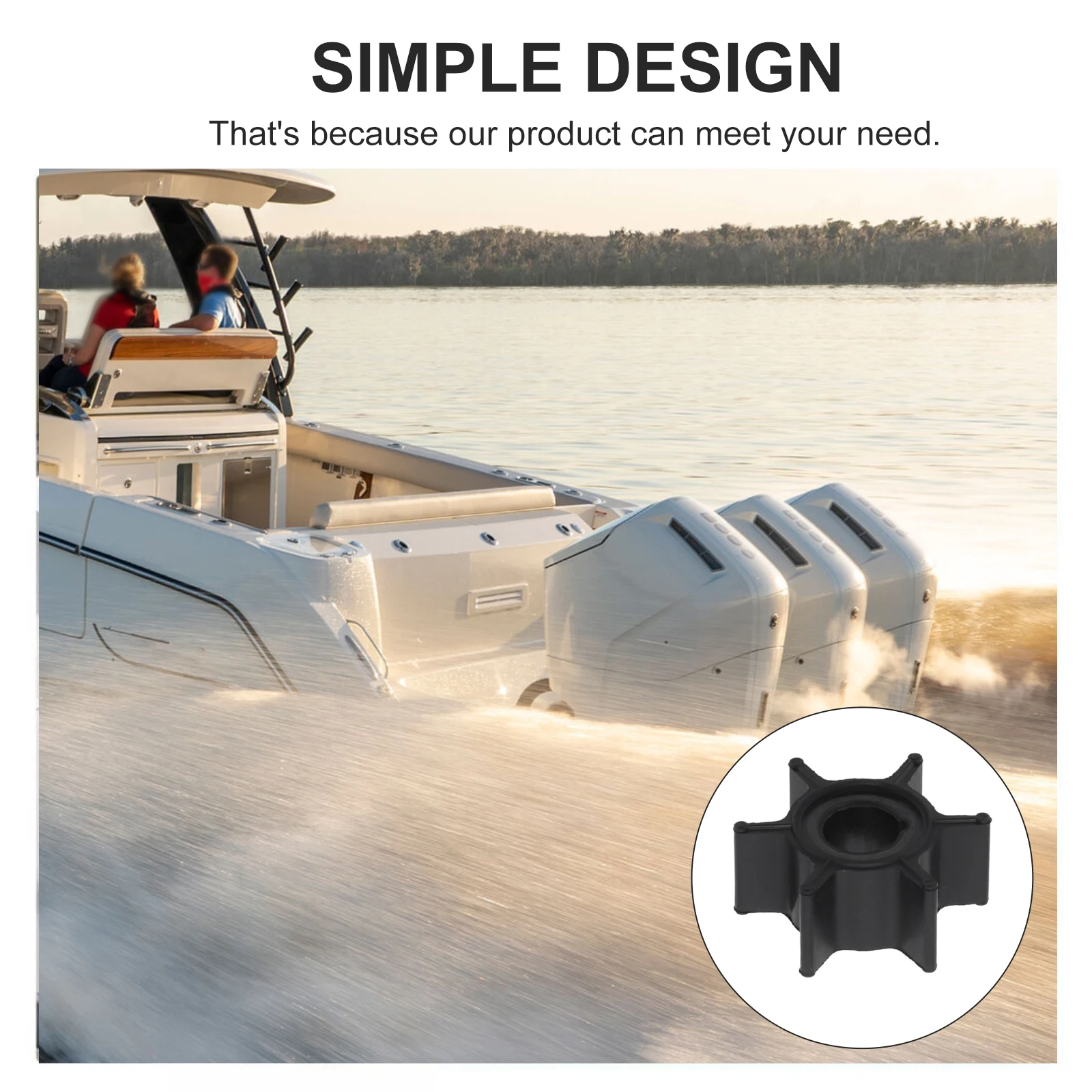 Impeller Water Pump Impeller 47-16154-3 Anti-corrosion Black Non-deformation Plastic Material Practical Brand New
Impeller Water Pump Impeller 47-16154-3 Anti-corrosion Black Non-deformation Plastic Material Practical Brand New