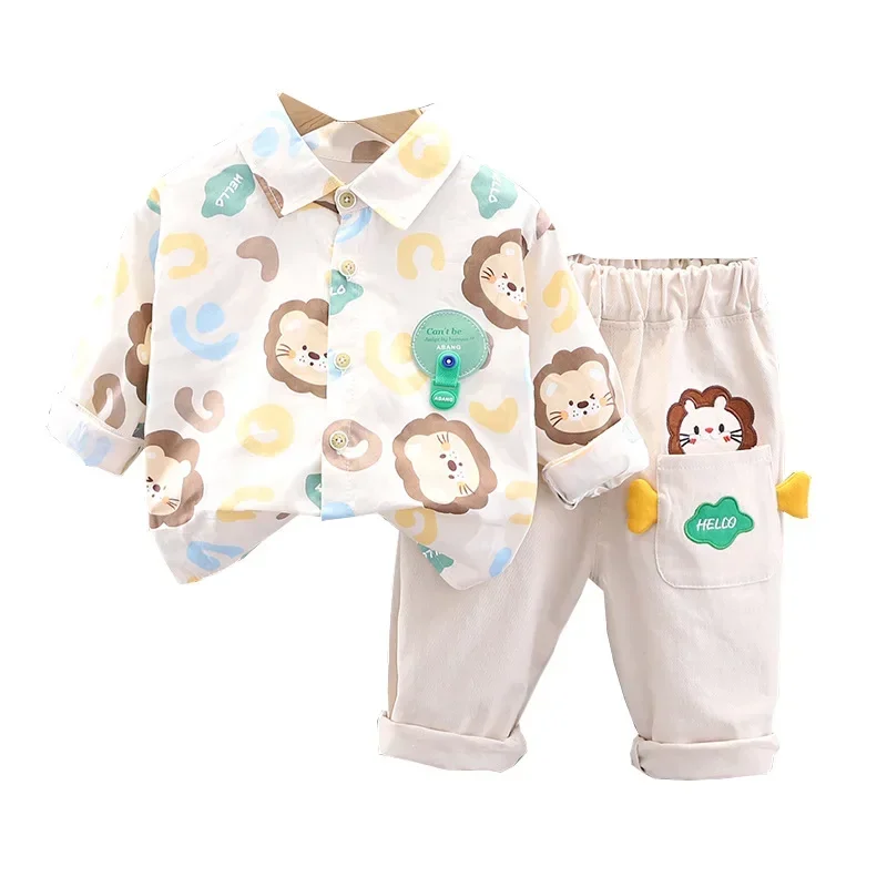New Spring Autumn Baby Clothes Suit Children Boys Cartoon Long Sleeved Shirt Pants 2Pcs/Sets Kids Clothing Toddler Sportswear
New Spring Autumn Baby Clothes Suit Children Boys Cartoon Long Sleeved Shirt Pants 2Pcs/Sets Kids Clothing Toddler Sportswear
