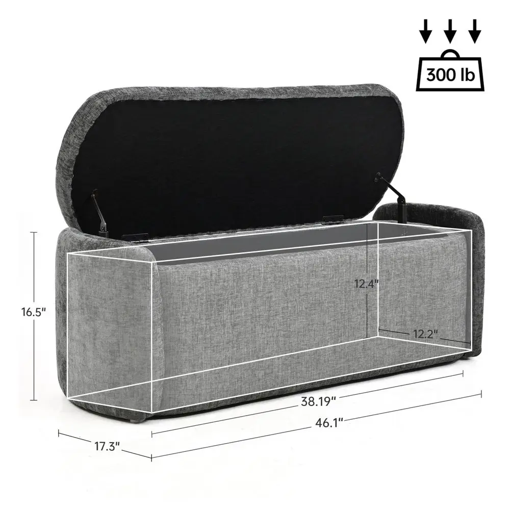 46 Oval Storage Ottoman Bench, holstered End of Bed Bench Ottomans Bench Foot Rest, Sherpa Storage Bench for Bedroom, Living
46 Oval Storage Ottoman Bench, holstered End of Bed Bench Ottomans Bench Foot Rest, Sherpa Storage Bench for Bedroom, Living