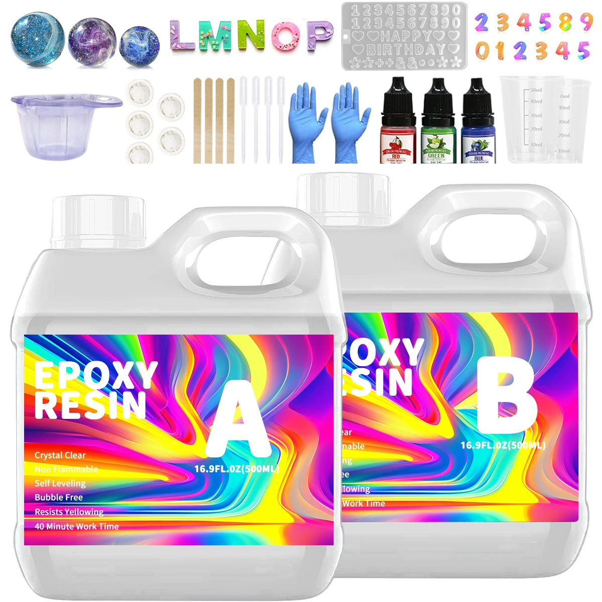 Профессиональный набор прозрачной эпоксидной смолы на 500 мл с низким запахом, без пузырьков для ювелирных изделий ручной работы, речной стол
Профессиональный набор прозрачной эпоксидной смолы на 500 мл с низким запахом, без пузырьков для ювелирных изделий ручной работы, речной стол