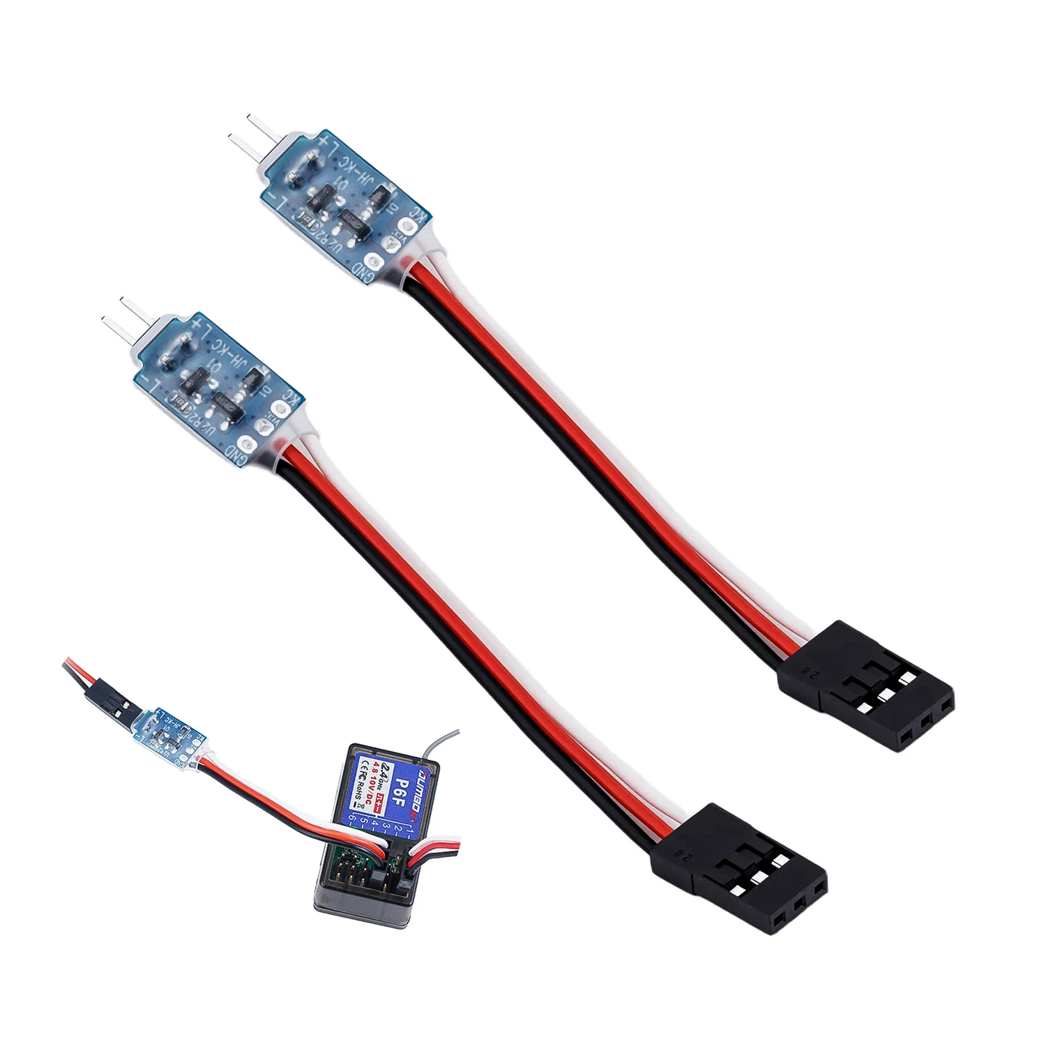 TCRC 2PCS RC Light Control CH3 Multi-Mode LED Light Control Switch for RC Car, Boat, Drone On/Off/Fast Flashing/Breathing Effect
TCRC 2PCS RC Light Control CH3 Multi-Mode LED Light Control Switch for RC Car, Boat, Drone On/Off/Fast Flashing/Breathing Effect