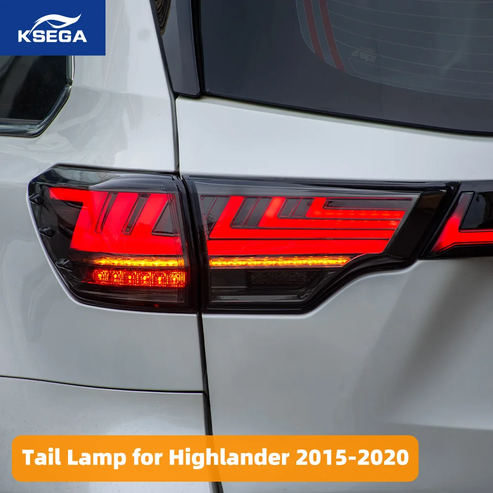 Tail Lamp for Highlander 2015 2016 2017 2018 2019 2020 LED Tail Lights Running+Turn signal+Reverse+ Brake color Model
Tail Lamp for Highlander 2015 2016 2017 2018 2019 2020 LED Tail Lights Running+Turn signal+Reverse+ Brake color Model