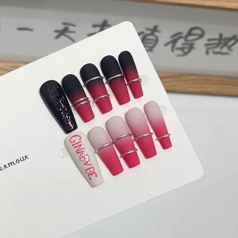 False Nails Fake Nails Full Cover Press on Nails Diy Pure Handmade Removable Reusable Spice Letter
False Nails Fake Nails Full Cover Press on Nails Diy Pure Handmade Removable Reusable Spice Letter