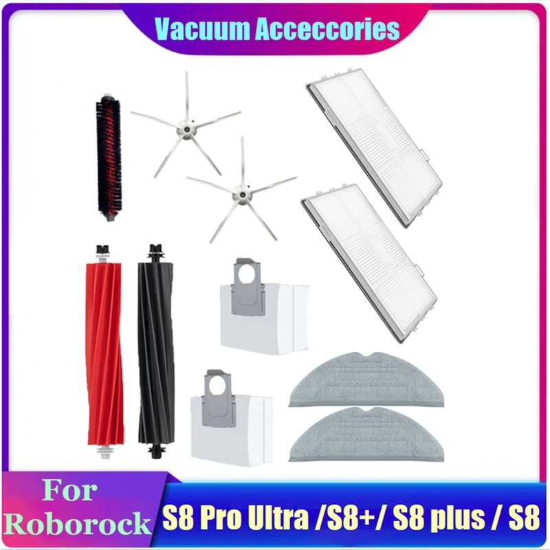 Roller Brush HEPA Filter Mop Cloth Bag As Shown Microfiber+Plastic Washable For Roborock S8 Pro Ultra / S8+/ S8 PLUS / S8
Roller Brush HEPA Filter Mop Cloth Bag As Shown Microfiber+Plastic Washable For Roborock S8 Pro Ultra / S8+/ S8 PLUS / S8
