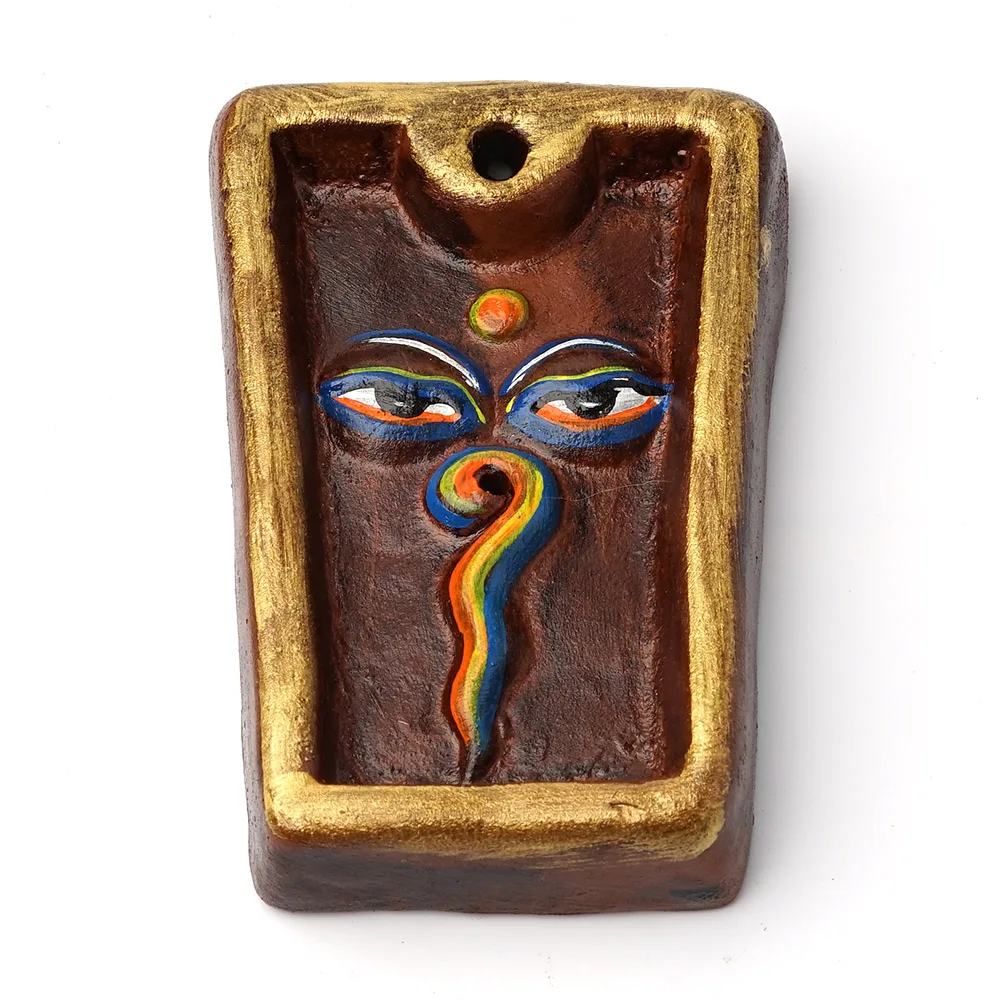 Painted Ceramic Incense Holder Handmade Nepalese Buddha Statue Incense Burner Meditation Zen Decoration
Painted Ceramic Incense Holder Handmade Nepalese Buddha Statue Incense Burner Meditation Zen Decoration