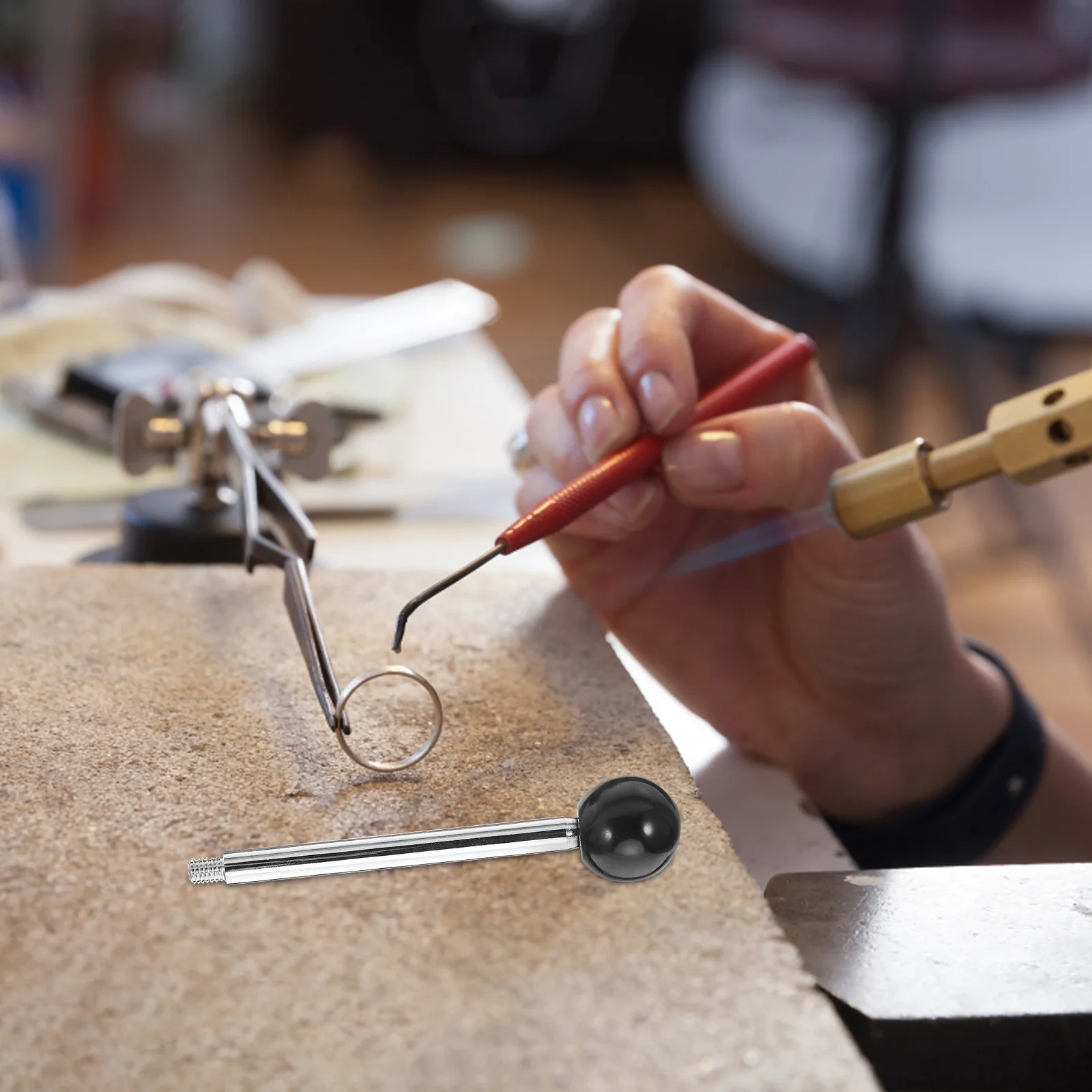 Versatile Compatibility DIY Ring Craft Tool Handle Portable Jewelry Making Machine for Precise Bending Projects
Versatile Compatibility DIY Ring Craft Tool Handle Portable Jewelry Making Machine for Precise Bending Projects