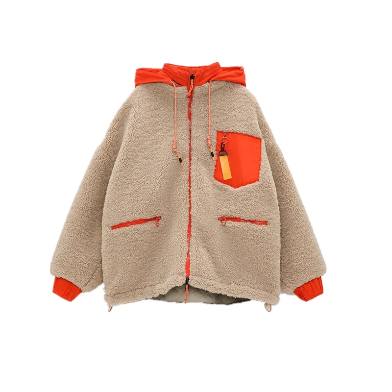 Утепленная хлопковая куртка-жакет женская зимняя, больших размеров, с мехом ягненка, на молнии, прямого кроя
Утепленная хлопковая куртка-жакет женская зимняя, больших размеров, с мехом ягненка, на молнии, прямого кроя