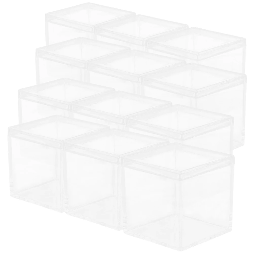 12pcs 4 5cm Square Transparent Sealed Acrylic Boxes Candy Jewelry Storage Containers With Lids Craft Gift Packaging
12pcs 4 5cm Square Transparent Sealed Acrylic Boxes Candy Jewelry Storage Containers With Lids Craft Gift Packaging