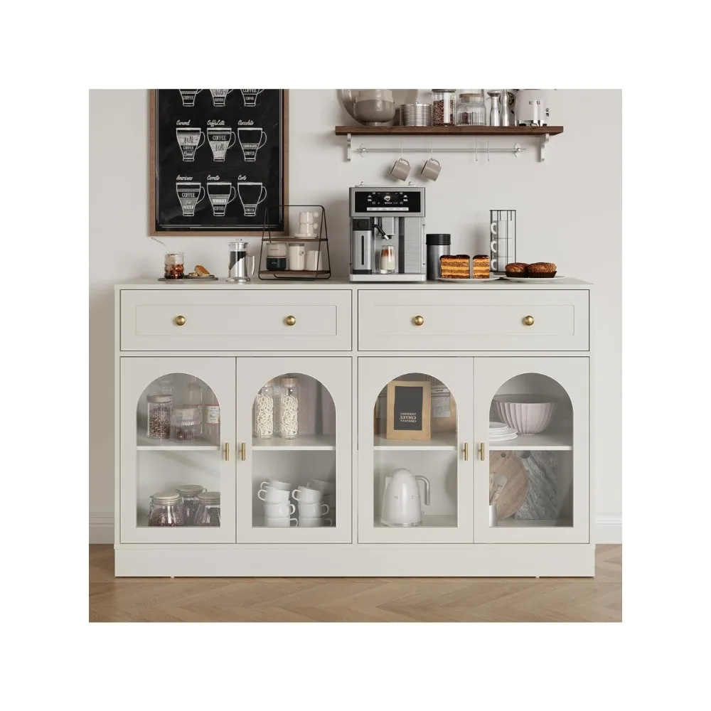Sideboard, Sideboard with Adjustable Shelves & 4 Doors, Kitchen Storage Sideboards with 2 Drawers
Sideboard, Sideboard with Adjustable Shelves & 4 Doors, Kitchen Storage Sideboards with 2 Drawers
