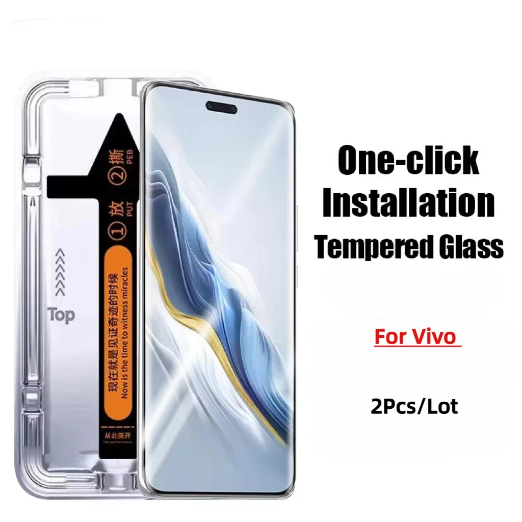 2Pcs For Vivo X200 Pro X100 X100S Ultra X90 X80 Pro+ Toughened Glass Explosion-proof Screen Protector Protective+Install Kit
2Pcs For Vivo X200 Pro X100 X100S Ultra X90 X80 Pro+ Toughened Glass Explosion-proof Screen Protector Protective+Install Kit