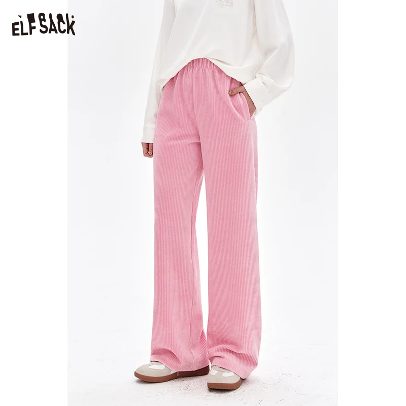 ELFSACK 2025 Spring New Arrivals Sweet Basic Corduroy Casual Wide Leg Pants Women Korean clothing
ELFSACK 2025 Spring New Arrivals Sweet Basic Corduroy Casual Wide Leg Pants Women Korean clothing