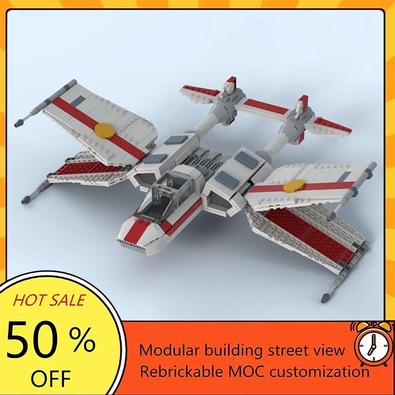 Набор из 760 деталей: Популярная модель космического корабля из фильма «Звездные войны», конструктор MOC, модульные технологичные блоки, подарок на праздник, игрушка для сборки, детский набор
Набор из 760 деталей: Популярная модель космического корабля из фильма «Звездные войны», конструктор MOC, модульные технологичные блоки, подарок на праздник, игрушка для сборки, детский набор