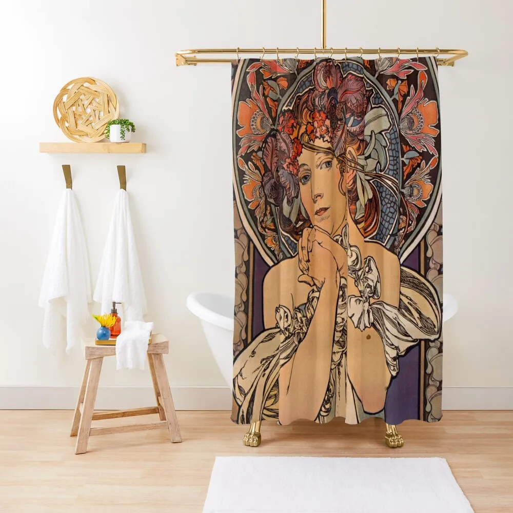 LYGIE Alphonse MUCHA Shower Curtain Accessories For Shower And Services Shower For Bathroom For Bathroom Curtain
LYGIE Alphonse MUCHA Shower Curtain Accessories For Shower And Services Shower For Bathroom For Bathroom Curtain