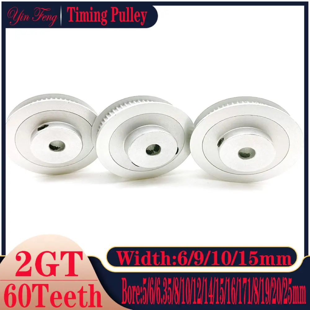 60Teeth 2GT 2M Timing Pulley Bore 4/5/6/6.35/8/10/12/12.7/14/15/16/17/18/19/20/25mm For 2MGT Synchronous Belt Width 6//9/10/15mm
60Teeth 2GT 2M Timing Pulley Bore 4/5/6/6.35/8/10/12/12.7/14/15/16/17/18/19/20/25mm For 2MGT Synchronous Belt Width 6//9/10/15mm