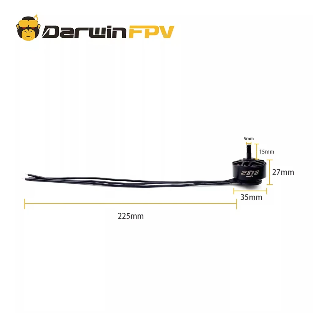 Бесщеточный двигатель прямого тока DarwinFPV 2812 1100KV 850KV FPV гоночный Дрон аксессуары для квадрокоптера RC
Бесщеточный двигатель прямого тока DarwinFPV 2812 1100KV 850KV FPV гоночный Дрон аксессуары для квадрокоптера RC
