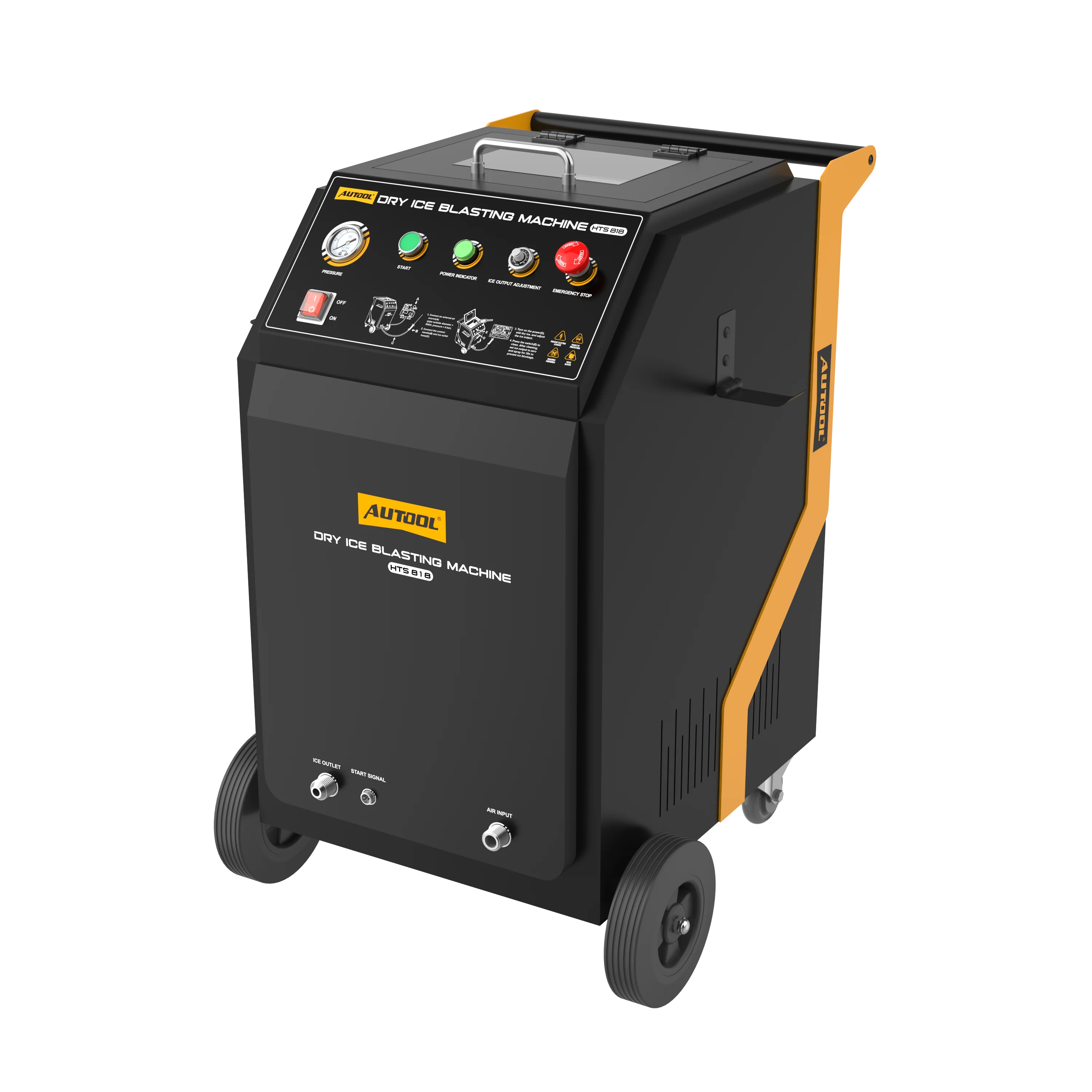 HTS818 Dry Ice Blasting Cleaning Machine
HTS818 Dry Ice Blasting Cleaning Machine