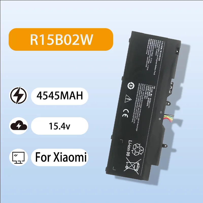 Premium R15B02W Laptop Battery For Xiaomi RedmiBook Pro 15 XMA2007 Series 15.4V 4545mAh Safe Durable High Performance Battery
Premium R15B02W Laptop Battery For Xiaomi RedmiBook Pro 15 XMA2007 Series 15.4V 4545mAh Safe Durable High Performance Battery