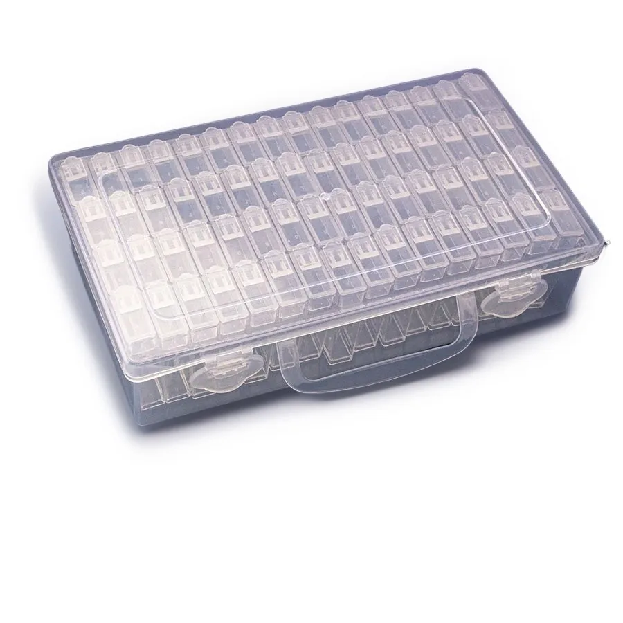 1pc 28/32/48/56/64 Slots Plastic Storage Box, DIY Diamond Painting Beads Charms Jewelry Accessories Organizer Box Sloth Art kit
1pc 28/32/48/56/64 Slots Plastic Storage Box, DIY Diamond Painting Beads Charms Jewelry Accessories Organizer Box Sloth Art kit
