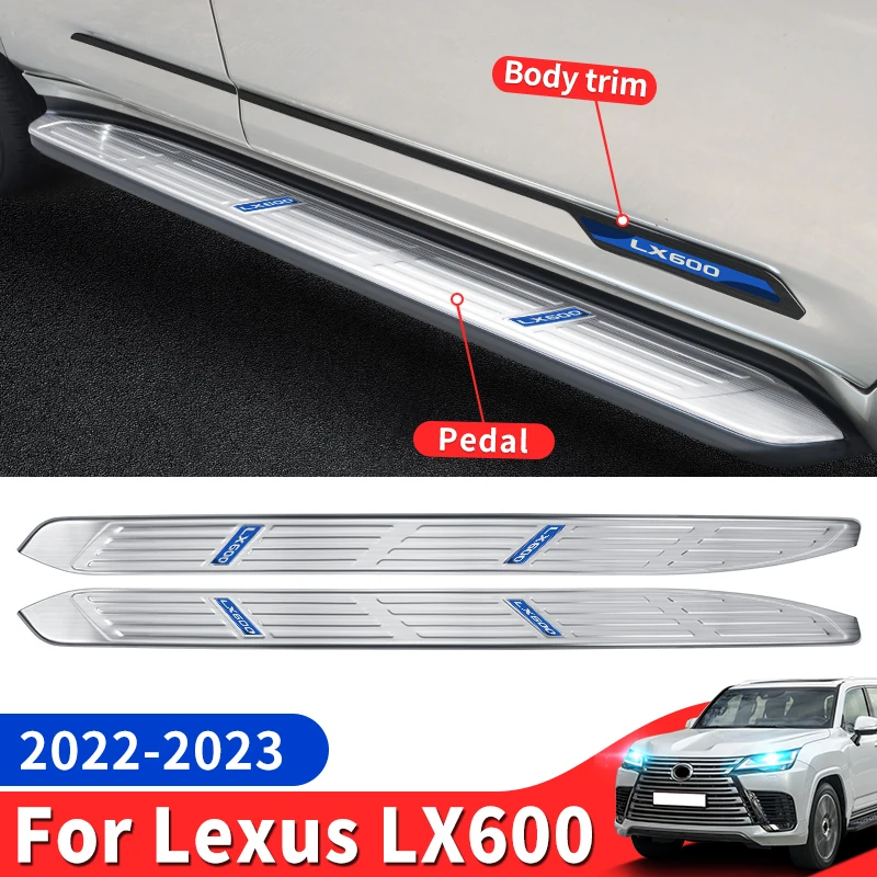 For Lexus Lx600 2022 2023 2024 Side Step Cover Trim Lx500d Pedal Panel Bright Bar Modification, Inner Upgraded Accessories
For Lexus Lx600 2022 2023 2024 Side Step Cover Trim Lx500d Pedal Panel Bright Bar Modification, Inner Upgraded Accessories
