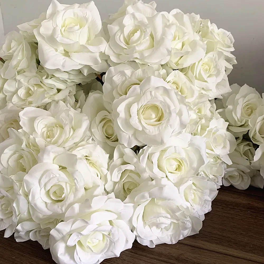 7Heads Roses Bouquet Artificial Flower white Rose Large Size Rose Living Room Dry Flower Decoration Wedding Foam roses Lavender
7Heads Roses Bouquet Artificial Flower white Rose Large Size Rose Living Room Dry Flower Decoration Wedding Foam roses Lavender