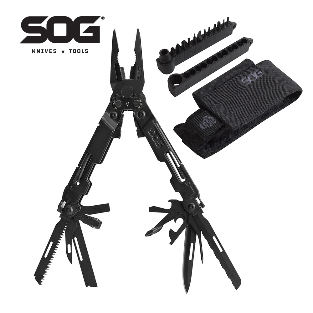 SOG 21 in 1 PowerAccess Deluxe Multitool w/ Folding Knife Screwdriver Multifunctional Pliers EDC Tactical Gear Camping Supplies
SOG 21 in 1 PowerAccess Deluxe Multitool w/ Folding Knife Screwdriver Multifunctional Pliers EDC Tactical Gear Camping Supplies