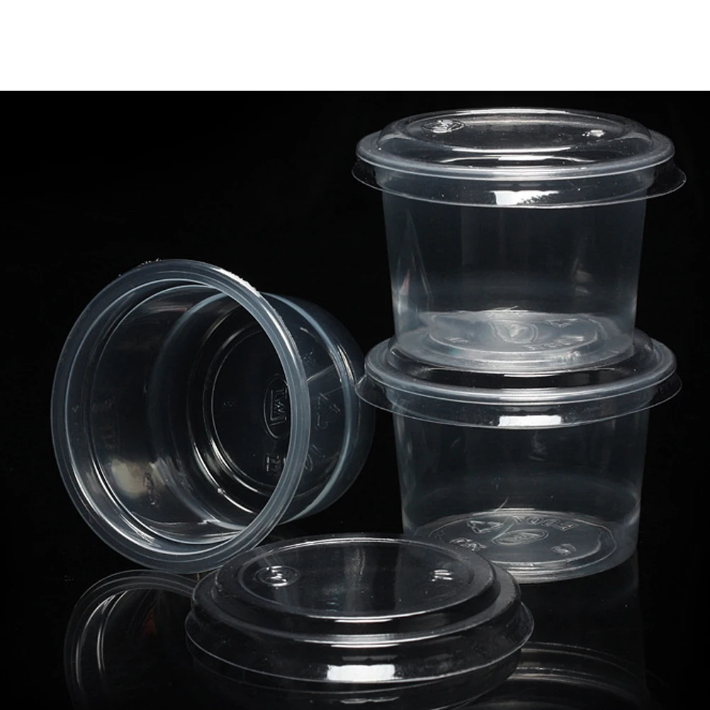 100Pcs 2Oz Clear BpaFree Disposable Plastic Portion Containers With Lids For Jelly Yogurt Mousses Sauces Condiments
100Pcs 2Oz Clear BpaFree Disposable Plastic Portion Containers With Lids For Jelly Yogurt Mousses Sauces Condiments