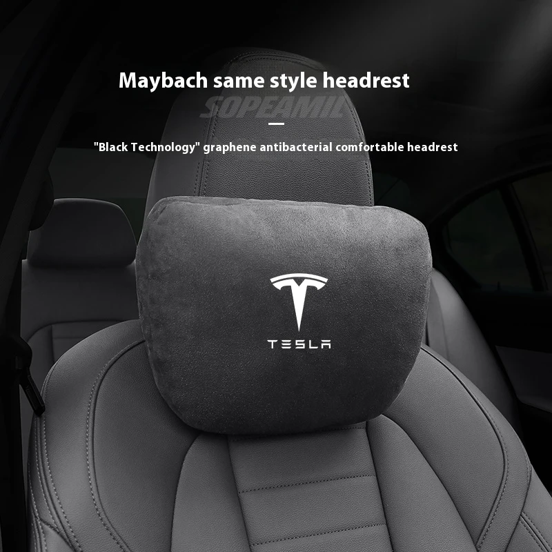 Tesla Model 3 Model Y Model S Model X Suede Car Headrest Neck Support Seat Waist pad Lumbar cushion Soft Neck Pillow Accessories
Tesla Model 3 Model Y Model S Model X Suede Car Headrest Neck Support Seat Waist pad Lumbar cushion Soft Neck Pillow Accessories