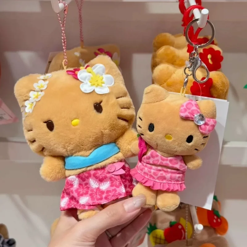 Милый плюшевый брелок Hello Kitty в платье с цветами гибискуса, розовый, с леопардовым принтом, в бикини, летняя мягкая игрушка-кошка
Милый плюшевый брелок Hello Kitty в платье с цветами гибискуса, розовый, с леопардовым принтом, в бикини, летняя мягкая игрушка-кошка