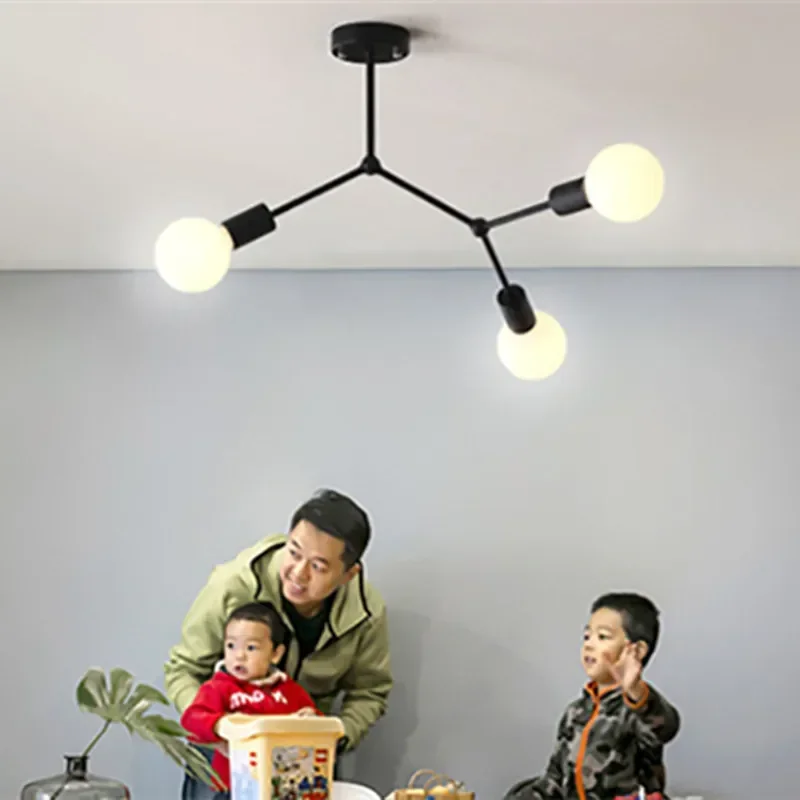 Nordic spider chandelier Room LED black designer glass ball light Postmodern Minimalist Restaurant Creative loft chandelier
Nordic spider chandelier Room LED black designer glass ball light Postmodern Minimalist Restaurant Creative loft chandelier