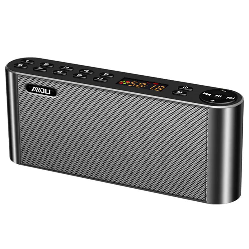 Беспроводная bluetooth-колонка с двумя динамиками, HIFI аудио картой, u-диском, mp3-плеером, портативной басовой пушкой, стерео FM радио, телефонным звонком, музыкой
Беспроводная bluetooth-колонка с двумя динамиками, HIFI аудио картой, u-диском, mp3-плеером, портативной басовой пушкой, стерео FM радио, телефонным звонком, музыкой