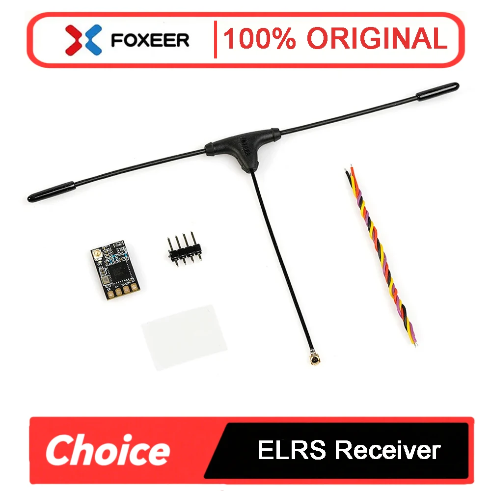FOXEER ELRS Receiver FPV Micro Long Distance 2.4GHz 915/868Mhz Receiver Nano RX For FPV Long Range Drones Mobula7 Mobula6
FOXEER ELRS Receiver FPV Micro Long Distance 2.4GHz 915/868Mhz Receiver Nano RX For FPV Long Range Drones Mobula7 Mobula6