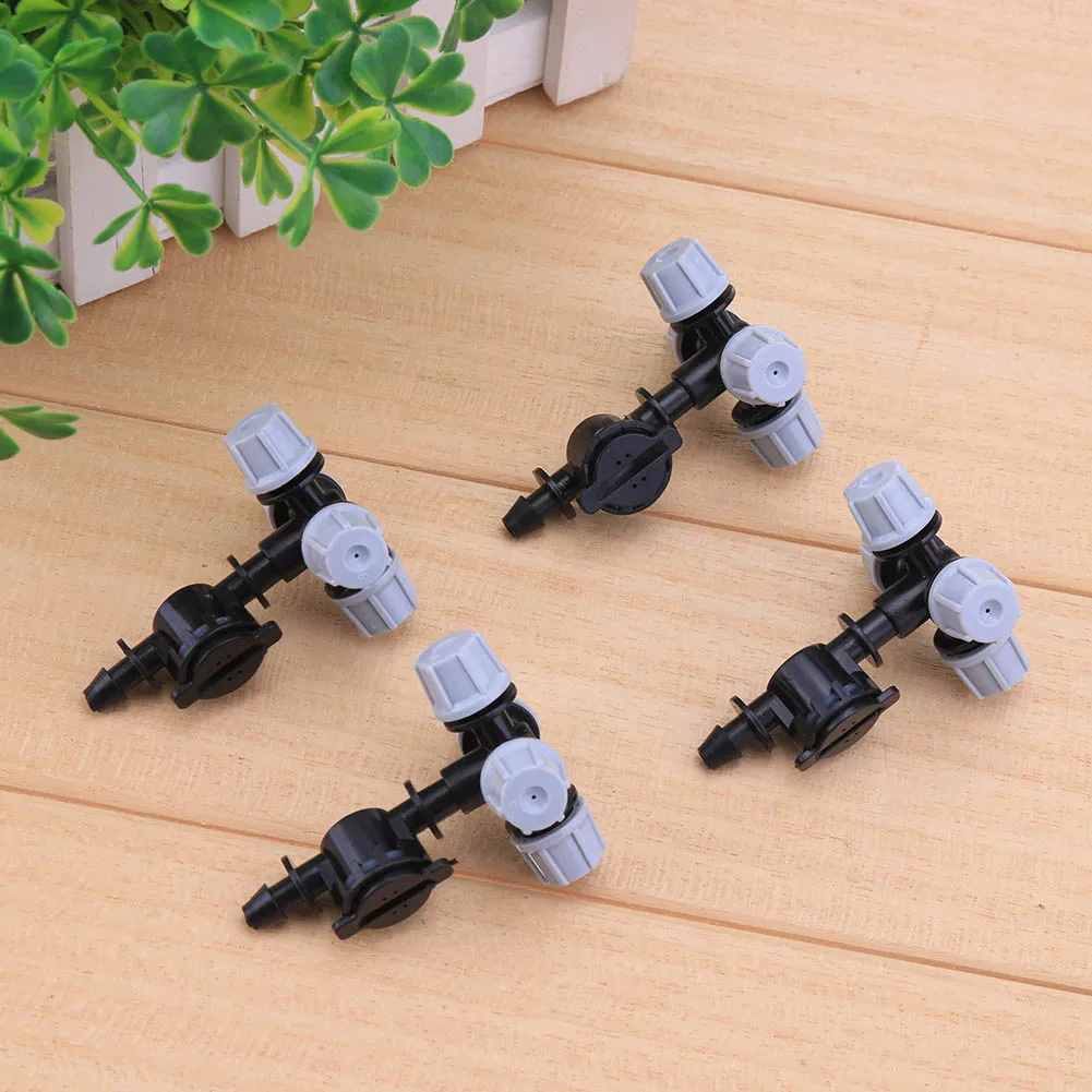 20pcs Atomizing Misting Sprayer Four Outlets Irrigation Sprayers Easy Installation for Outdoor Misting Cooling System
20pcs Atomizing Misting Sprayer Four Outlets Irrigation Sprayers Easy Installation for Outdoor Misting Cooling System