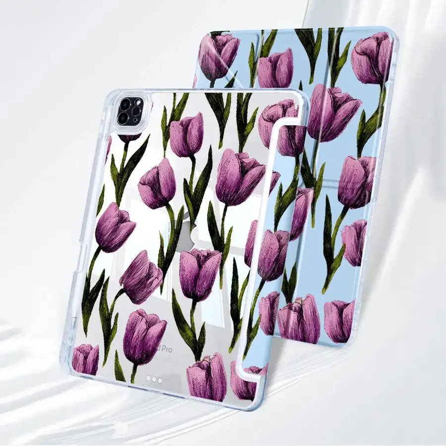 Purple Tulips Tablet Case For iPad Air 4 5 M3 M2 M4 11inch Mini 6 7 Pro 2025 11th 10th 9th 8th 7th 12.9inch Holder Cover
Purple Tulips Tablet Case For iPad Air 4 5 M3 M2 M4 11inch Mini 6 7 Pro 2025 11th 10th 9th 8th 7th 12.9inch Holder Cover