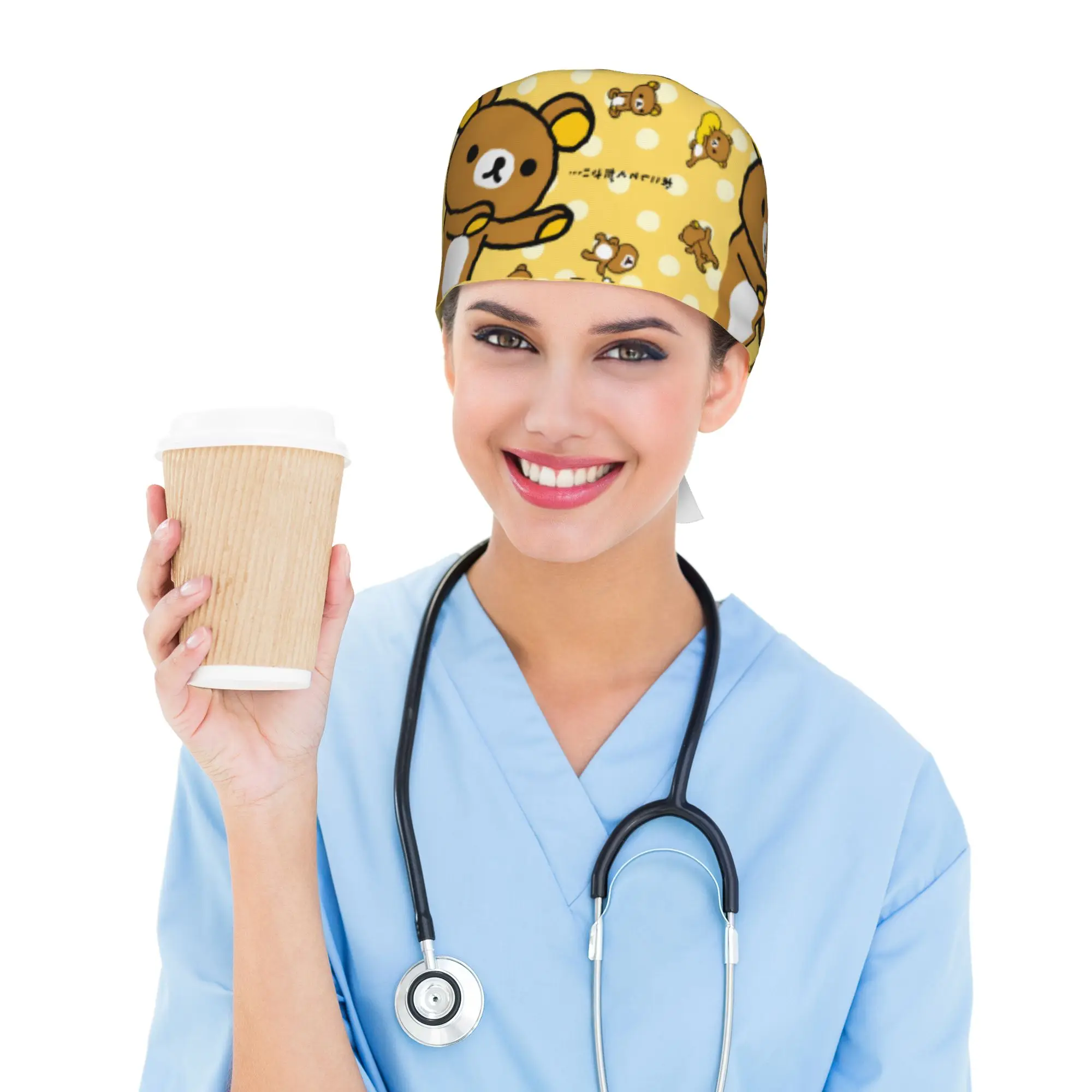 Custom R-Rilakkumaes Cartoon Medical Staff Scrubs Hat Men Women Doctor Nursing Surgical Cap Scrub Caps
Custom R-Rilakkumaes Cartoon Medical Staff Scrubs Hat Men Women Doctor Nursing Surgical Cap Scrub Caps
