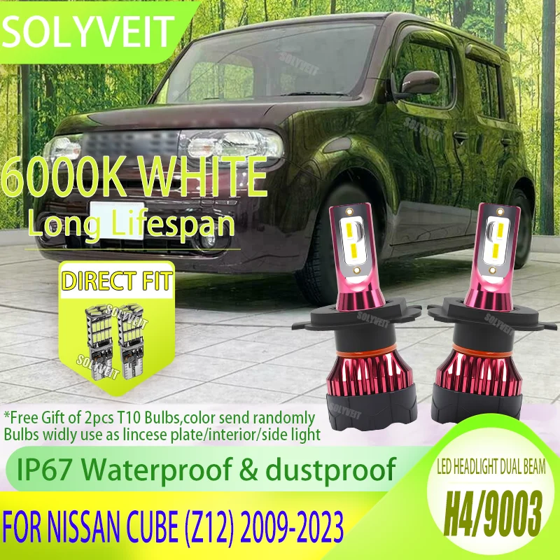 60000-Hour H4 LEDs with 3-Year Worry-Free Warranty 6000K For NISSAN CUBE (Z12) 2009 2010 2011 2012 2013 2014 2015 2016 2017-2023
60000-Hour H4 LEDs with 3-Year Worry-Free Warranty 6000K For NISSAN CUBE (Z12) 2009 2010 2011 2012 2013 2014 2015 2016 2017-2023