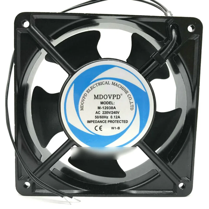 M New MDOVPD M-12038A AC220/240V 0.12A 2-wire cooling fan#QW
M New MDOVPD M-12038A AC220/240V 0.12A 2-wire cooling fan#QW