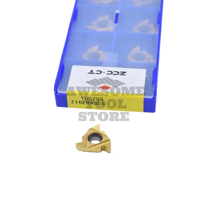 Original ZCCCT carbide insert Z16ERAG55 Z16ERAG60 YBG203 YBG205 threaded Insert for CNC cutting Tools
Original ZCCCT carbide insert Z16ERAG55 Z16ERAG60 YBG203 YBG205 threaded Insert for CNC cutting Tools