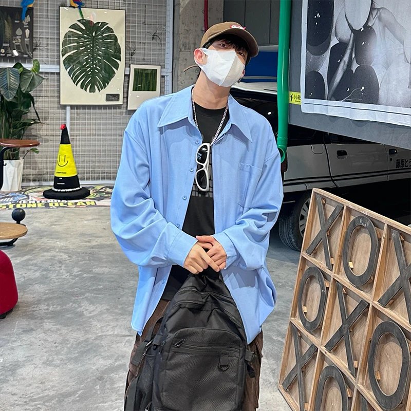 Autumn Long Sleeved Shirt Men Oversized Society Mens Dress Shirt Korean Loose White Casual Shirt Mens Office Formal Shirts
Autumn Long Sleeved Shirt Men Oversized Society Mens Dress Shirt Korean Loose White Casual Shirt Mens Office Formal Shirts