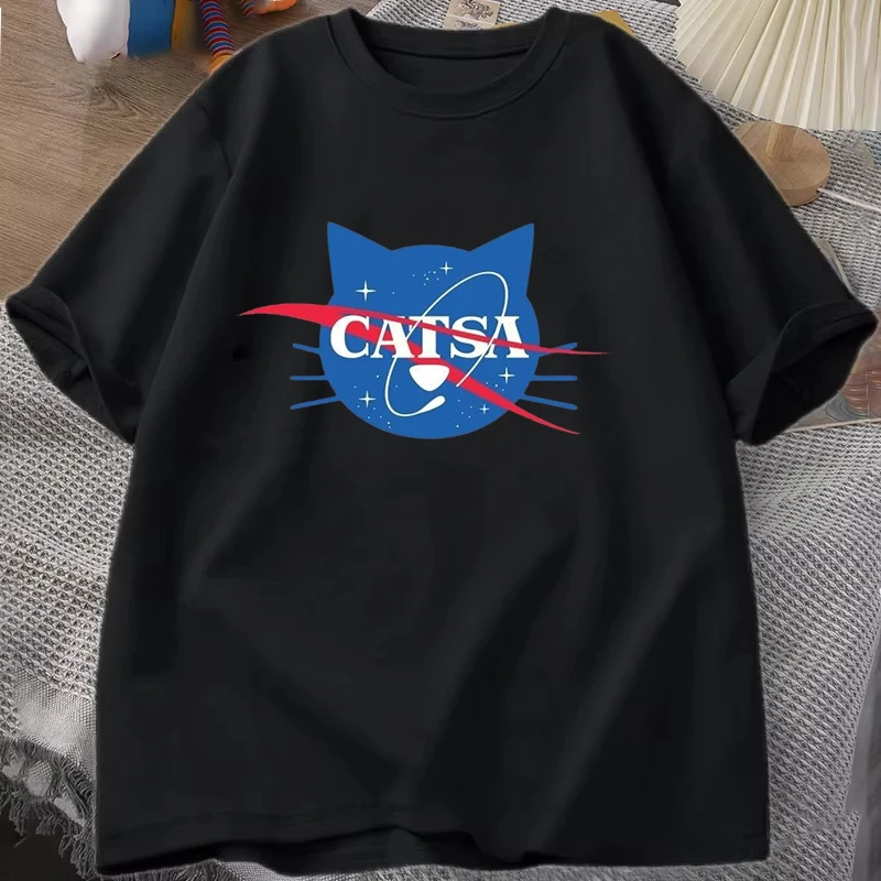 Hot Funny Cat Print T-shirt Summer Casual Kawaii Loose T Shirt Cat Lovers Women Men Harajuku Shirts
Hot Funny Cat Print T-shirt Summer Casual Kawaii Loose T Shirt Cat Lovers Women Men Harajuku Shirts